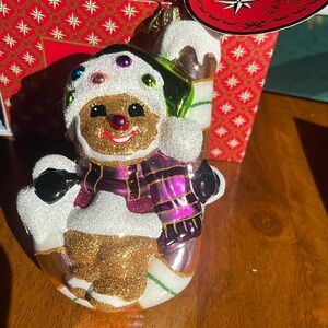 Christopher Radko 2022 candy cane cutie